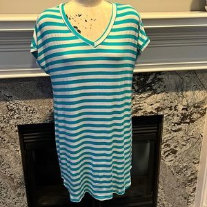 Striped night shirt